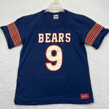 Vintage Chicago Bears Rawlings Jersey Shirt Women Large Blue Jim McMachon 9 - $36.94