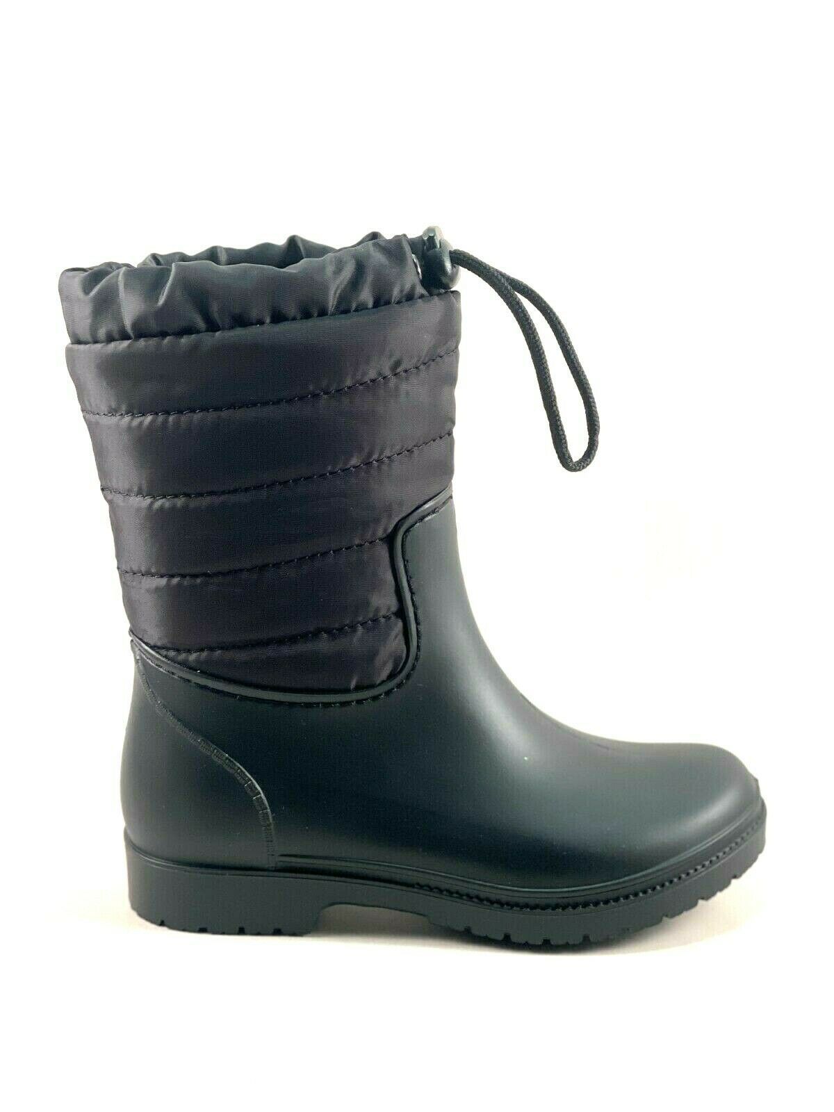 Henry Ferrera Cookie-200 Black Matte Unisex Youth Fleece Lining Rain Boots Item image 2