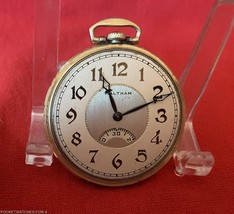 1931 WALTHAM 12s SECOMETER 17 JEWELS POCKET WATCH  14K GOLD FILLED CASE ... - $8,854.04 MXN