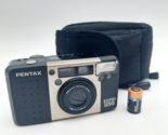 Pentax ESPIO 115G Point &amp; Shoot 35mm Film Camera, Battery &amp; Case Film Te... - $76.91