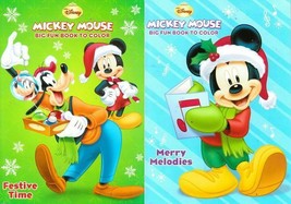 Mickey Mouse Big Fun Book to Color - (Set of 2 books) - £8.66 GBP