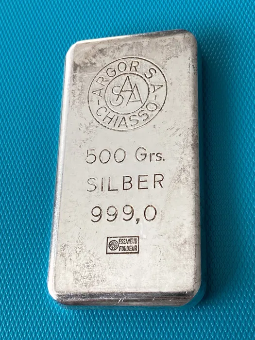 Switzerland Silver Bar 999  - $785.00