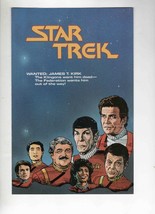 VINTAGE 1989 Star Trek DC Comics Promo Pamphlet William Shatner Nimoy Takei - $9.89