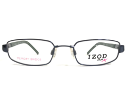 IZOD Kids Eyeglasses Frames X 100 BLUE Green Rectangular Full Rim 47-18-130 - £36.38 GBP