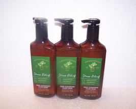 Bath &amp; Body Works Aromatherapy Eucalyptus Spearmint Deep Cleansing Hand Soap x3 - £43.15 GBP