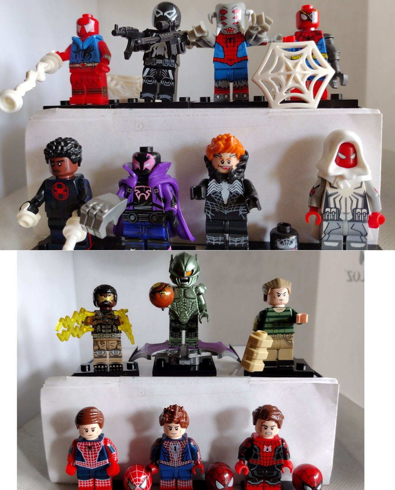16 pcs Spiderman custom minifigs  - $22.00