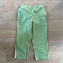 Alfred Dunner Green High Rise Pull On Pants sz 14 - £15.24 GBP