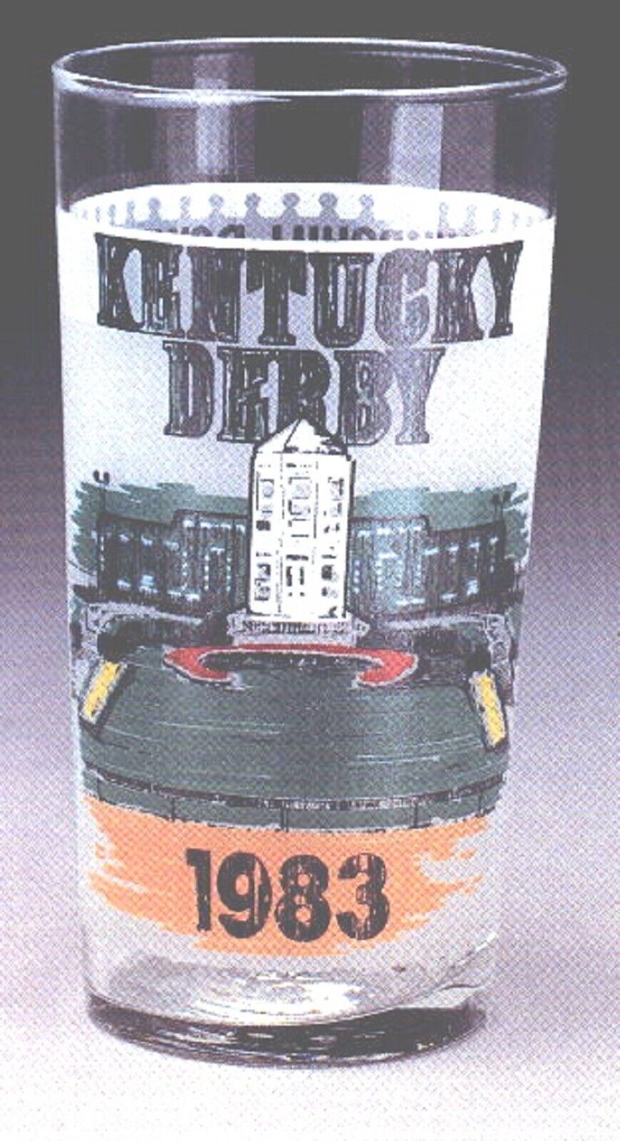 1983 - 109th Kentucky Derby Glass in MINT Condition - SUNNY&#39;S HALO - $12.00