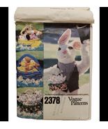 Vogue Pattern Lot of 2 Easter Plush Rabbit Chicks Eggs Basket FF Craft P... - $14.38