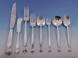 Jenny Lind by Weidlich Sterling Silver Flatware Set Service 100 Pieces Dinner - £4,729.51 GBP