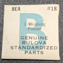 NOS Genuine Bulova Cal. 8AE Watch Winding Pinion Part# 18 - £7.74 GBP