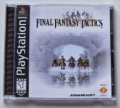 NO GAME Final Fantasy Tactics Replacement Case+Manual Only (PlayStation) PS1 - $25.73