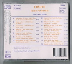 Piano Favorites by Chopin / Biret (Music CD, 1995) - £3.94 GBP