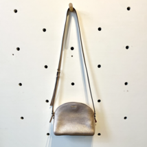 Kate Spade Rose Gold Saffiano Leather Curved Zip Top Crossbody Purse 1103BW - £39.35 GBP