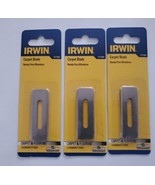 New 3 Irwin Industrial 1777341 Carpet Blades 5 pack ( 15 Total Blades ) - £17.09 GBP