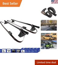 Adjustable Tie Down Cross Bars - 170 lbs Capacity - Essential Car Access... - $122.87