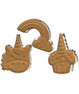 Unicorn Cookie Cutter Set of 3: Unicorn Head, Unicorn Cupcake, Smiling Rainbow - $4.99 - $9.99