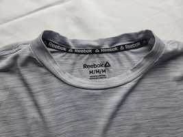 Reebok dry fit active gym shirt Medium Grey E32 - £11.64 GBP