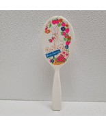 Vintage White Plastic Brush Bunny Fresh Berries Pink Strawberries Easter... - $33.80 CAD