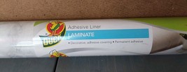 Duck Brand Permanent Adhesive Liner Laminate 18&#39;&#39;x9&#39; Off White Grey Marble - $14.55