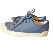 Taos One Vision Classic Low Top Sneakers Dusty Blue Grey Size 9 Canvas - $36.58