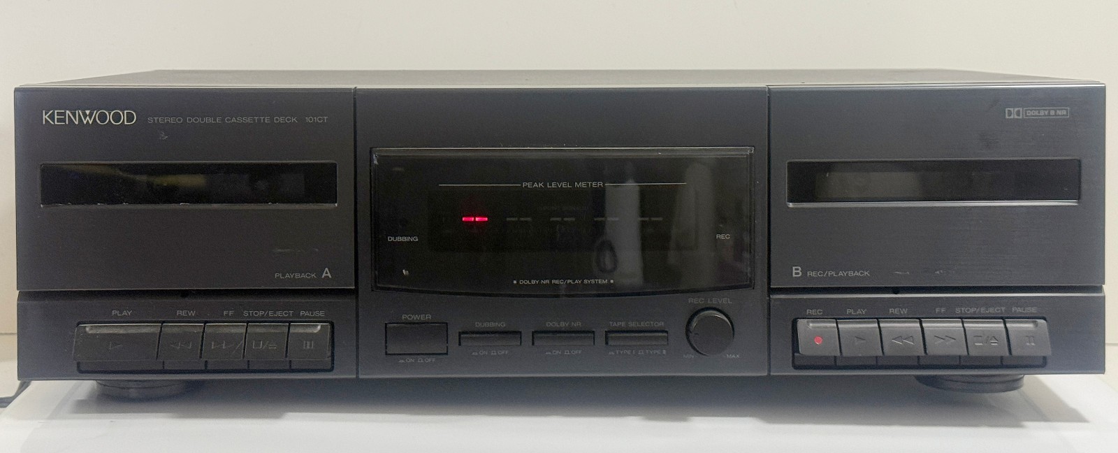 Kenwood Tape Deck Dual Cassette Deck 101CT Tape Recorder HiFi Stereo - $49.45