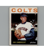 1964 Topps Jim Umbricht Baseball Card Houston Colt .45s #389 C1 - £3.10 GBP