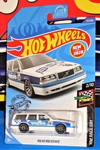 Hot Wheels New For 2020 HW Race Day Series #57 Volvo 850 Estate White w/ 10SPs - £2.71 GBP