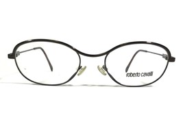 Roberto Cavalli Bacco 12 763 Eyeglasses Frames Grey Round Full Rim 48-17-140 - £56.08 GBP