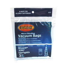 Envirocare Vacuum Bags Designed To Fit Bissell 3267 Upright Vacuums 833 - £4.75 GBP