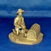 The Lobsterman Fine Pewter 1976 The Franklin Mint Caldwell LE PECHEUR DE... - $28.04