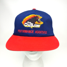 The Outlaw Performance Additive SNAP Snapback Hat Blue/Red Mustang Auto ... - £22.43 GBP