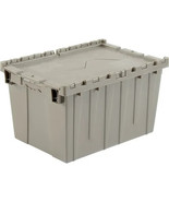 Global Industrial™ Plastic Attached Lid Shipping &amp; Storage Tote, 21-7/8&quot;... - €41,10 EUR