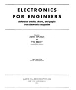 Electronics for Engineers by John Markus and Vin Zeluff 1945 PDF on CD - $337.71 MXN
