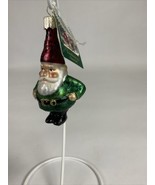 Old World Christmas Gnome Glass Christmas Ornament - $244.80 MXN