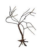 Melted Copper Wire Nails Bare Tree Folk Art Sculpture - £22.56 GBP