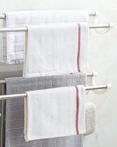 Tderloi Towel racks Bathroom Towel Rack With Hook SUS304 Stainless Steel 2 Tier - £12.66 GBP