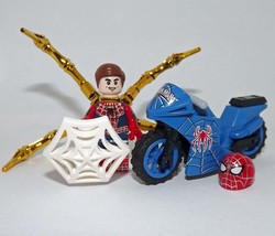 Spider-Man Tobey Maguire with Motorcycle Marvel No Way Home Building Min... - £6.36 GBP