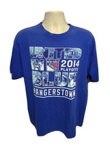 2014 New York Rangers Rangerstown Playoffs United in Blue Adult XL TShirt - £11.63 GBP