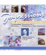 Tchaikovsky: Symphony No 5 in E Minor Op. 64/Simmons: Impressions of St ... - £15.56 GBP