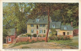 POSTCARD Old Levery House Washington&#39;s Headquarters Wissahickon Philadelphia C06 - £2.47 GBP