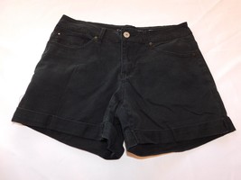 Faded Glory Shorts Women&#39;s Ladies Size 8 Shorts Black Casual GUC - £12.33 GBP