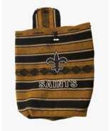 NFL New Orleans Saints Black Bronze NFC Hobo Backpack Purse Handbag Tote... - $14.26