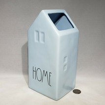 Rae Dunn HOME Blue Ceramic Vase 9&quot; Artisan Collection by Magenta Utensil Holder - £19.94 GBP