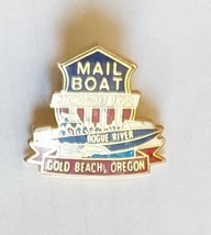 Mail Boat Hydro-Jet Trips Rogue River Gold Beach, Oregon Pin - £10.35 GBP