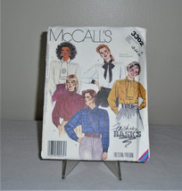 McCalls Pattern 3302 Pussybow Blouse Vintage Sz 12 14 &amp; 16 - £7.93 GBP