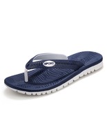 Size 41 Men&#39;s Blue &amp; White Flip Flops Slippers Flat Sandals Beach Summer... - $130.19 MXN