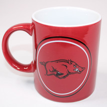 Arkansas Razorbacks Football Coffee Mug Official NCAA Team Logo Red Coff... - £9.66 GBP