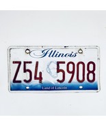  United States Illinois Land of Lincoln Passenger License Plate Z54 5908 - $20.22 CAD