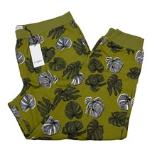 Goodfellow &amp; Co Joggers Mens 4XL T Green Botanical Tropical Fleece Casua... - $9.31